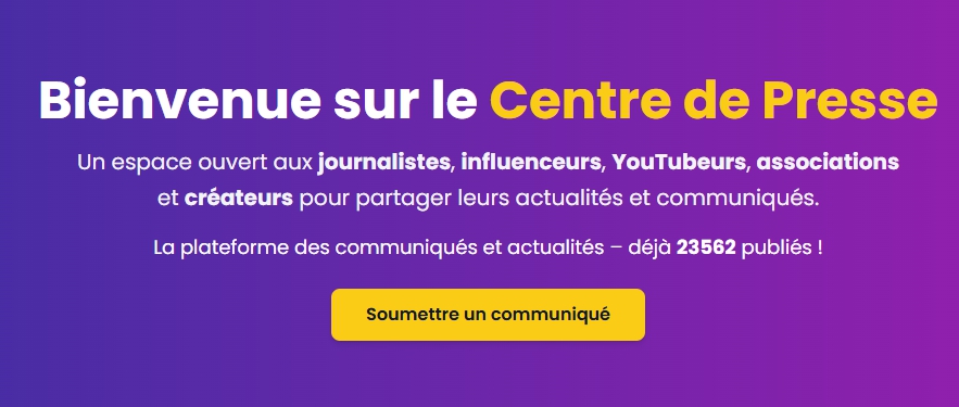 đïž Publiez gratuitement vos communiquĂ©s sur CentredePresse.fr